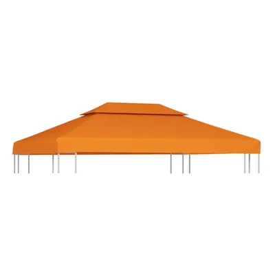 vidaXL Gazebo Cover Replacement Orange 3x4m Waterproof Canopy Tent Top