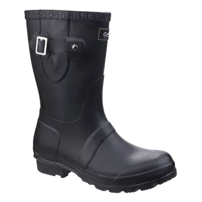 (6 UK, Black) Cotswold Womens/Ladies Windsor Short Waterproof Pull On Wellington Boots