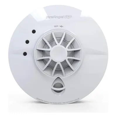 FireAngel Pro Connected Smart Kitchen Heat Alarm, Mains Powered with Wireless Interlink and Year