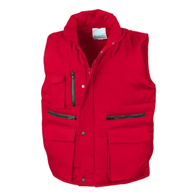 (XXL, Red) WORK-GUARD by Result Mens Lance Body Warmer