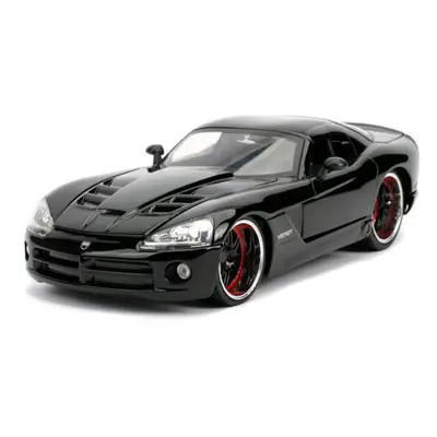 Letty\'s Dodge Viper SRT Black Fast & Furious Movie 1/24 Diecast Model Car by Jada