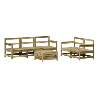 vidaXL Garden Sofa Set Piece Outdoor Sofa Corner Sofa Impregnated Wood Pine