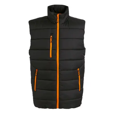 (L, Black/Orange Pop) Regatta Mens Navigate Thermal Body Warmer