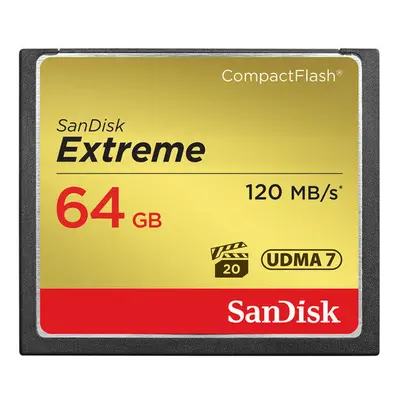 SanDisk GB Extreme CompactFlash Memory Card SDCFXS-064G-A46