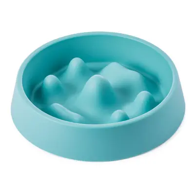 (Blue) Pet Feeding Bowl Prevent Obesity PP Material Dog Supplier