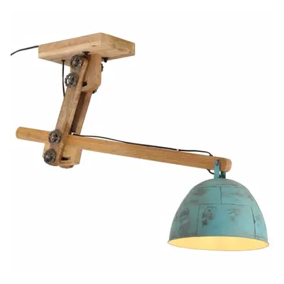 vidaXL Ceiling Lamp Hanging Light Ceiling Chandelier W Distressed Blue E27