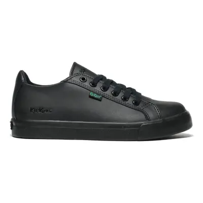 (UK / EU 34) Kickers Kid's Tovni Lacer Leather JU Shoes Black