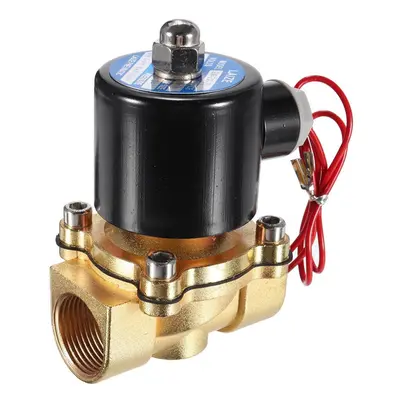 (DC12V) 3/4 Brass Electric Solenoid Valve AC 220V/DC 12V/DC 24V Normally Closed Water Air Fuels 