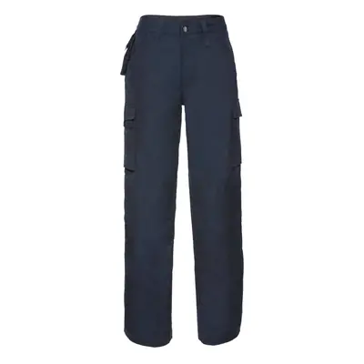 (28S, French Navy) Russell Mens Heavy Duty Work Trousers