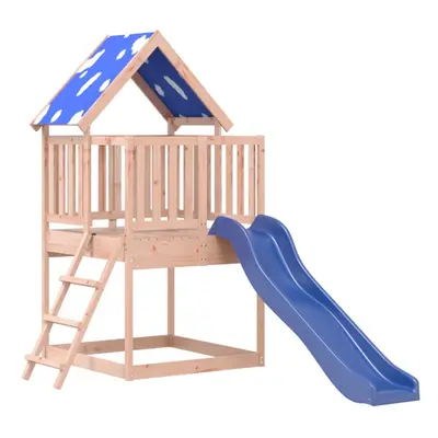 (solid douglas wood) vidaXL Outdoor Playset Garden Playhouse Playground Equipment Solid Wood Pin