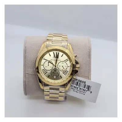 Michael Kors MK5605 Luxury Gold Chronograph Ladies Wrist Watch 39mm