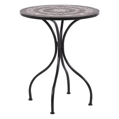 Garden Table Black CARIATI