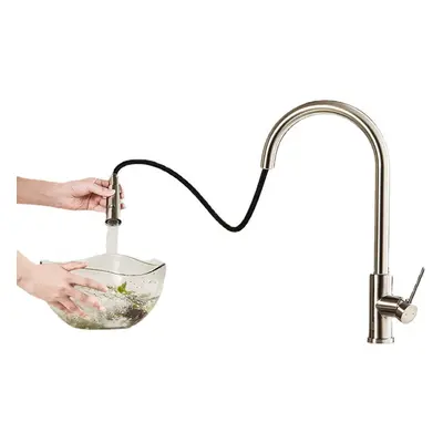 Induction Automatic Sensor Stainless Steel Kitchen Basin Sink Touchless Handsfree Faucet Cold Ho