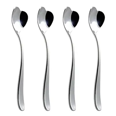 Alessi, Set Biglove Ice Cream Spoons, Set Of 4, One size, Silver