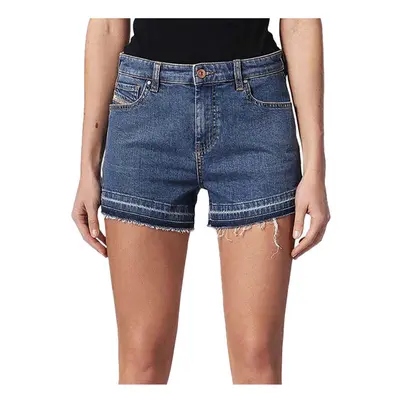 (W25) DIESEL DE SABY 0KARG Women Denim Jeans Shorts Raw edge Vintage Slim Sexy Shorts