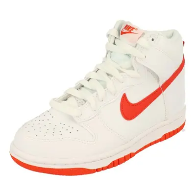 (4) Nike Dunk High GS Trainers Db2179 Sneakers Shoes