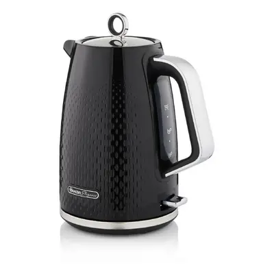 Swan SK14016BLK Elegance Cordless Kettle, Sleek Textured Gloss Finish with Rapid Boil and Boil D