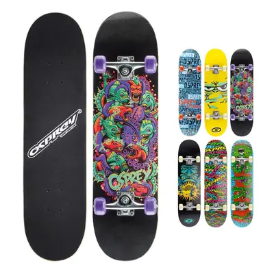 Osprey | Complete Skateboard x 8-inch, Double Kick Ply Chinese Maple Deck for Kids, Teens Adult 