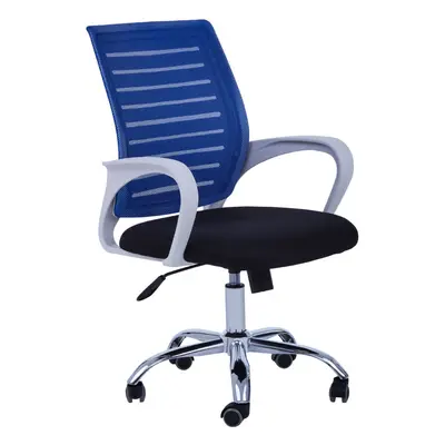 Premier Housewares Blue Home Office Chair