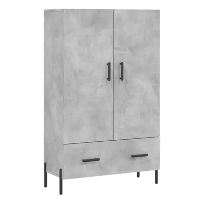 (concrete grey) vidaXL Highboard Sideboard Cupboard Side Cabinet Grey Sonoma Engineered Wood