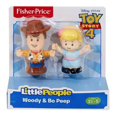 Fisher Price Toy Story Little People Woody & Bo Peep Figure 2-Pack