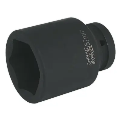 52mm Forged Deep Impact Socket - Inch Sq Drive - Chromoly Wrench Socket