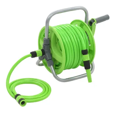 vidaXL Water Hose Reel 20+2m Garden Storage Organisation Supply Equipment