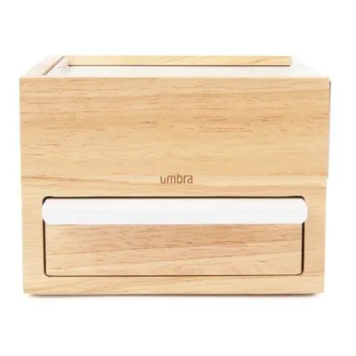 Umbra Mini Stowit Jewelry Box - White & Natural