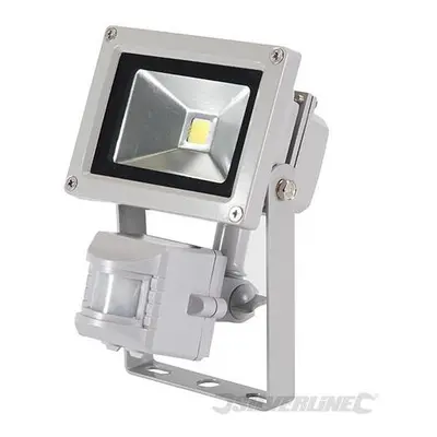 Silverline LED Floodlight 10w Pir - - led floodlight silverline pir 10w