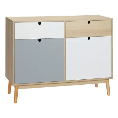 HOMCOM Sideboard Storage Cabinet Kitchen Cupboard with Drawers for Bedroom