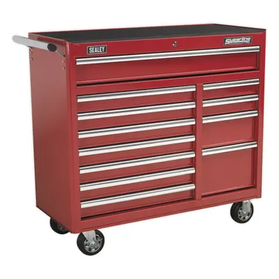 1050 x x 1050mm Drawer RED Portable Tool Chest Locking Mobile Storage Box