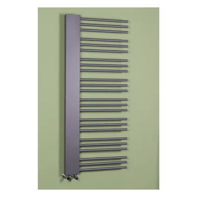 (Grey, 1460x600mm) WarmeHaus Stylish Bathroom Heated Warming Towel Rail Radiator Central Heating