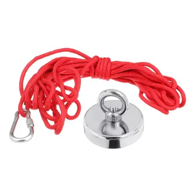 200KG D67mm Neodymium Magnet Fishing Metal Treasure Hunting Search 10m Rope