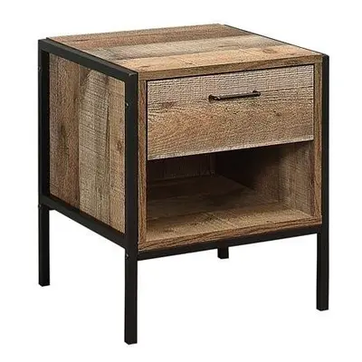 Birlea Urban Drawer Bedside, Wood, Rustic