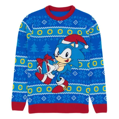 Sonic The Hedgehog Mens Christmas Jumper