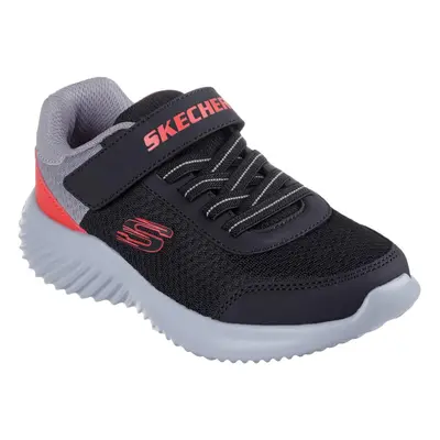 (13 UK Child, Black/Red) Skechers Boys Bounder Trainers