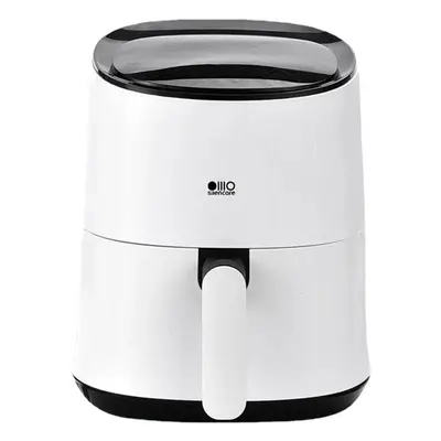 (White) Smart Air Fryer APP Control 1300W LCD Touch Control Oil-free Air Fryer Oven