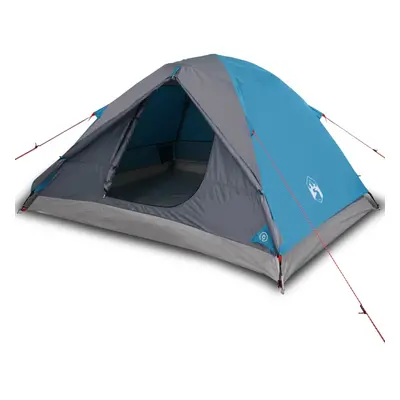 vidaXL Camping Tent Dome 3-Person Lightweight Tent Dome Tent Blue Waterproof