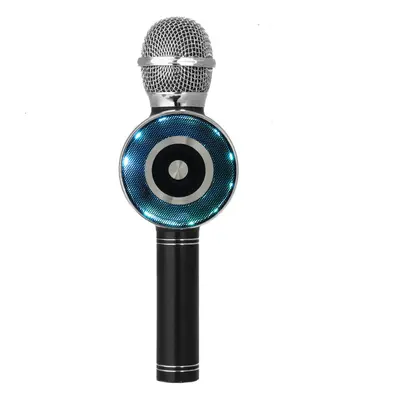 (Black) kraoke Wireless Microphone 13W*2 HIFI Stereo Speaker DSP Noise Reduction TF Card AUX-In 