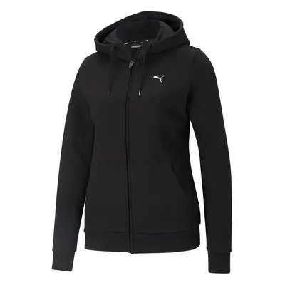 (XL, Black) Puma Womens/Ladies Logo Full Zip Hoodie