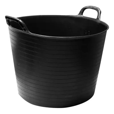 Yuzet Flexi Bucket Tub Trug Storage Black Builders Garden Horse Feed Toys