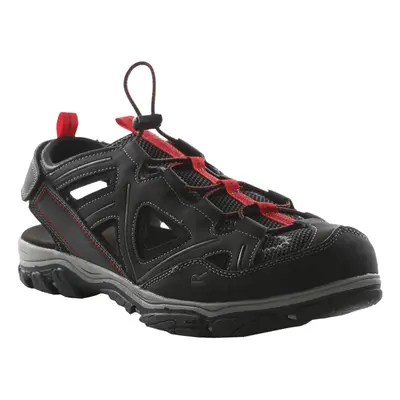 (7 UK, Black/True Red) Regatta Mens Westshore III Walking Shoes