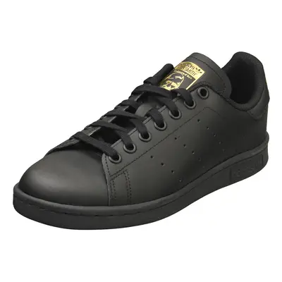 (5) adidas Stan Smith J Kids Classic Trainers in Black Gold