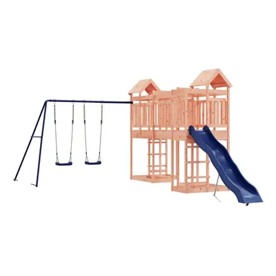 (solid douglas wood) vidaXL Outdoor Playset Playhouse Play Tower Playground Set Solid Wood Dougl