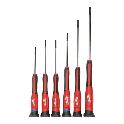 Milwaukee Precision Screwdriver Set Pieces Slotted & Philips