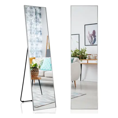 Full Length Mirror Rectangular Dressing Mirror Standing Wall-mounted