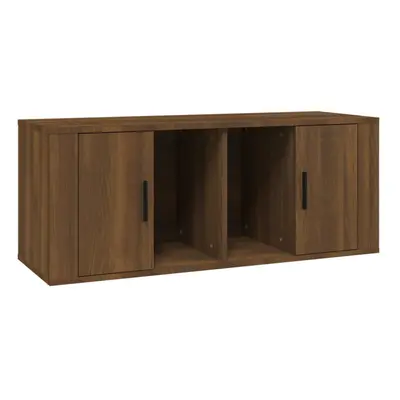 (Brown oak) vidaXL TV Cabinet Engineered Wood TV Console Media Sideboard Multi Colours