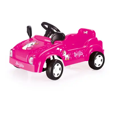 Dolu Pink Unicorn Smart Car Kids Ride On Toy Pedal Powered Operated Girls Years +