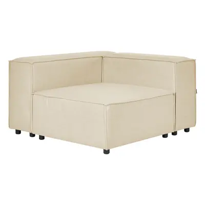 Linen Corner Section Beige APRICA