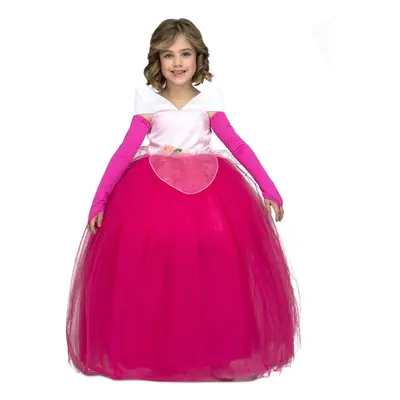 (5 - years (110 - cm)) Girls' pink ballroom princess costume